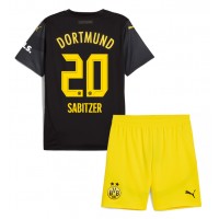 Borussia Dortmund Marcel Sabitzer #20 Gostujuci Dres za djecu 2024-25 Kratak Rukav (+ Kratke hlače)